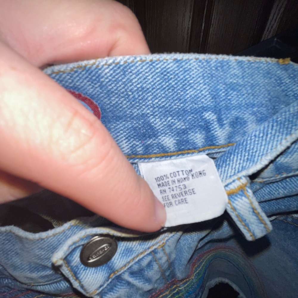 Rainbow jean shorts - Picture 5 of 6